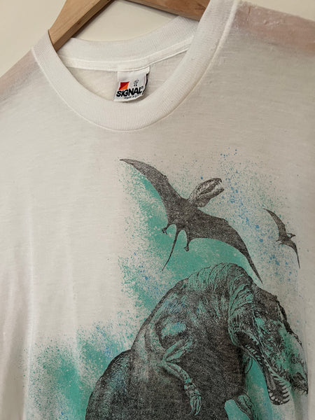 THIN VINTAGE DINOSAUR T-REX TEE – CREEP AND HOUND