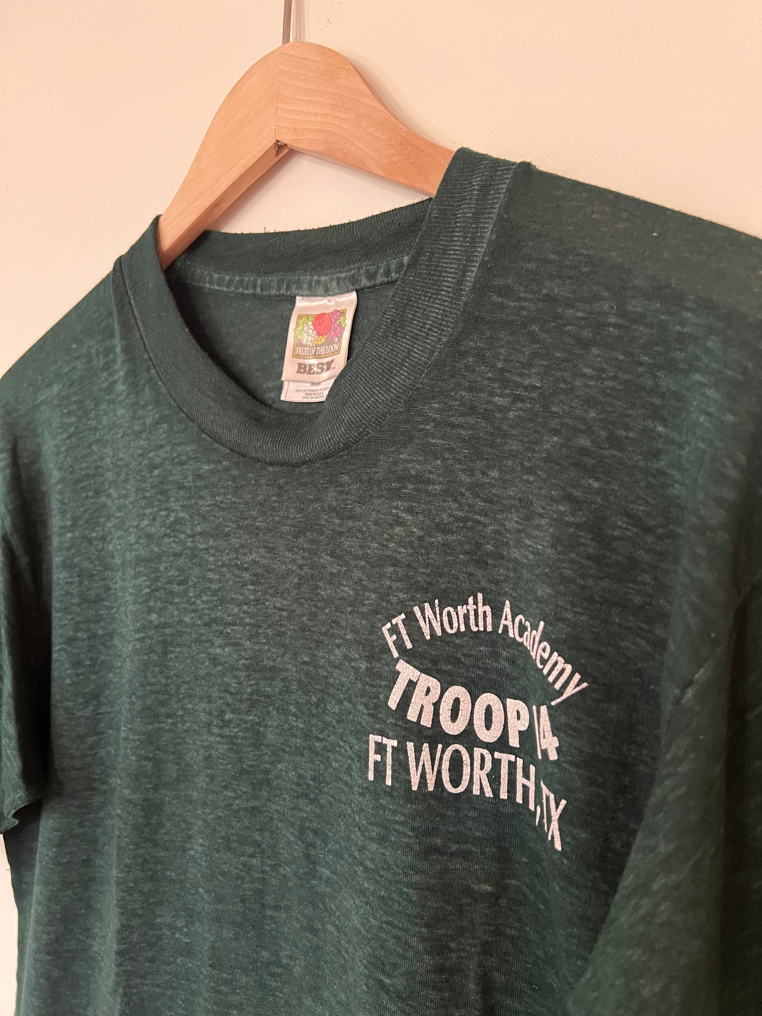 Vintage Ft. Worth Academy Texas Tee - NOGAL PEAKS '96