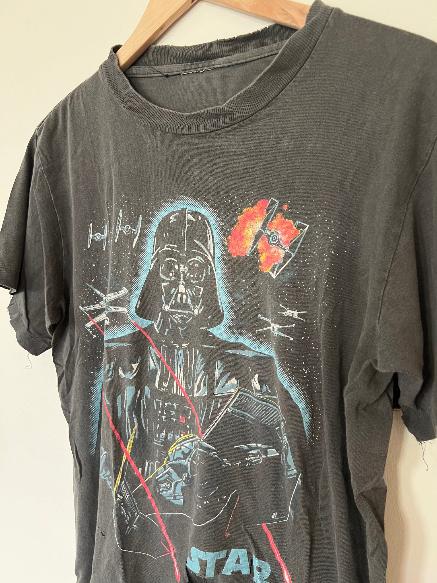 Vintage Star Wars Darth Vader Distressed Tee