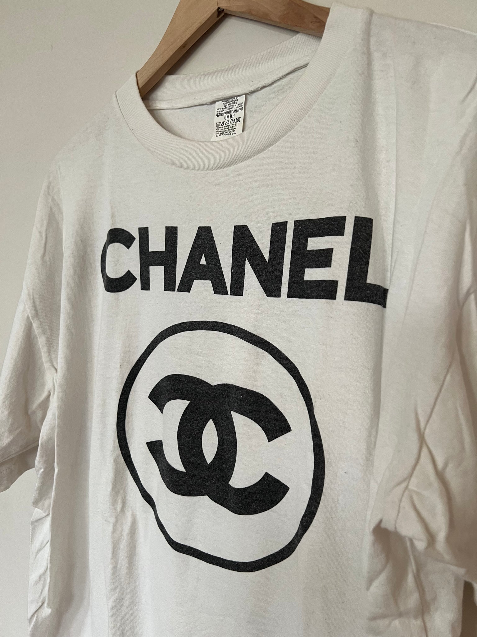 Bootleg 1992 Chanel Logo Graphic Vintage Tee