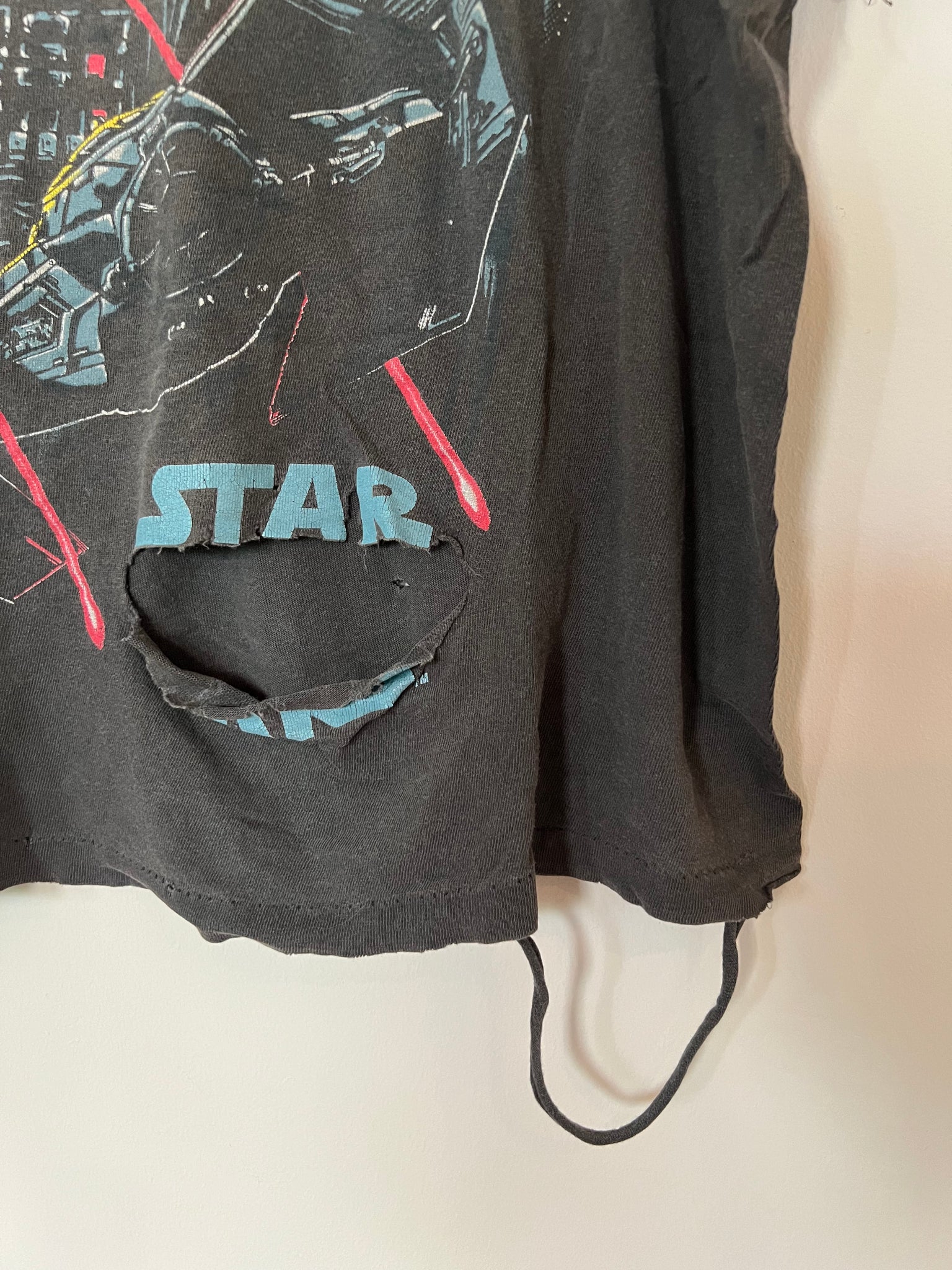 Vintage Star Wars Darth Vader Distressed Tee