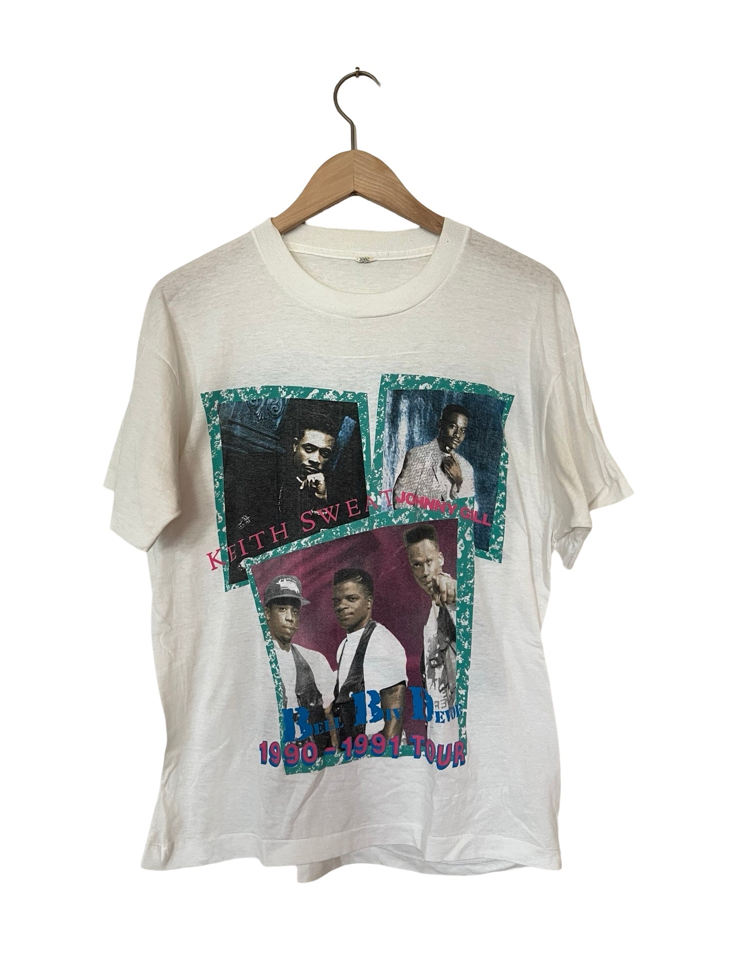 KEITH SWEAT, JOHNNY GILL, BEL BIV DEVOE VINTAGE TEE 1990-1991