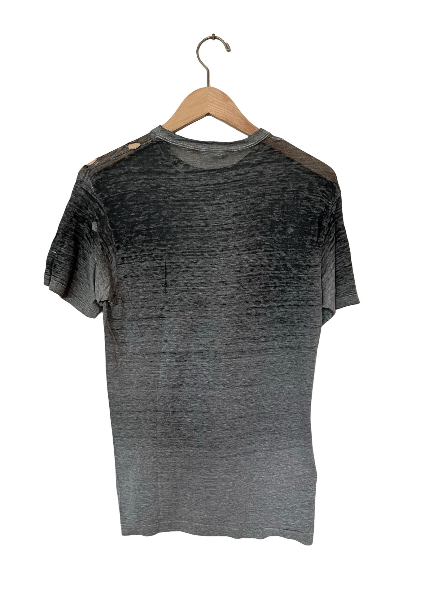 Super thin grey Flow Technology Inc Tee