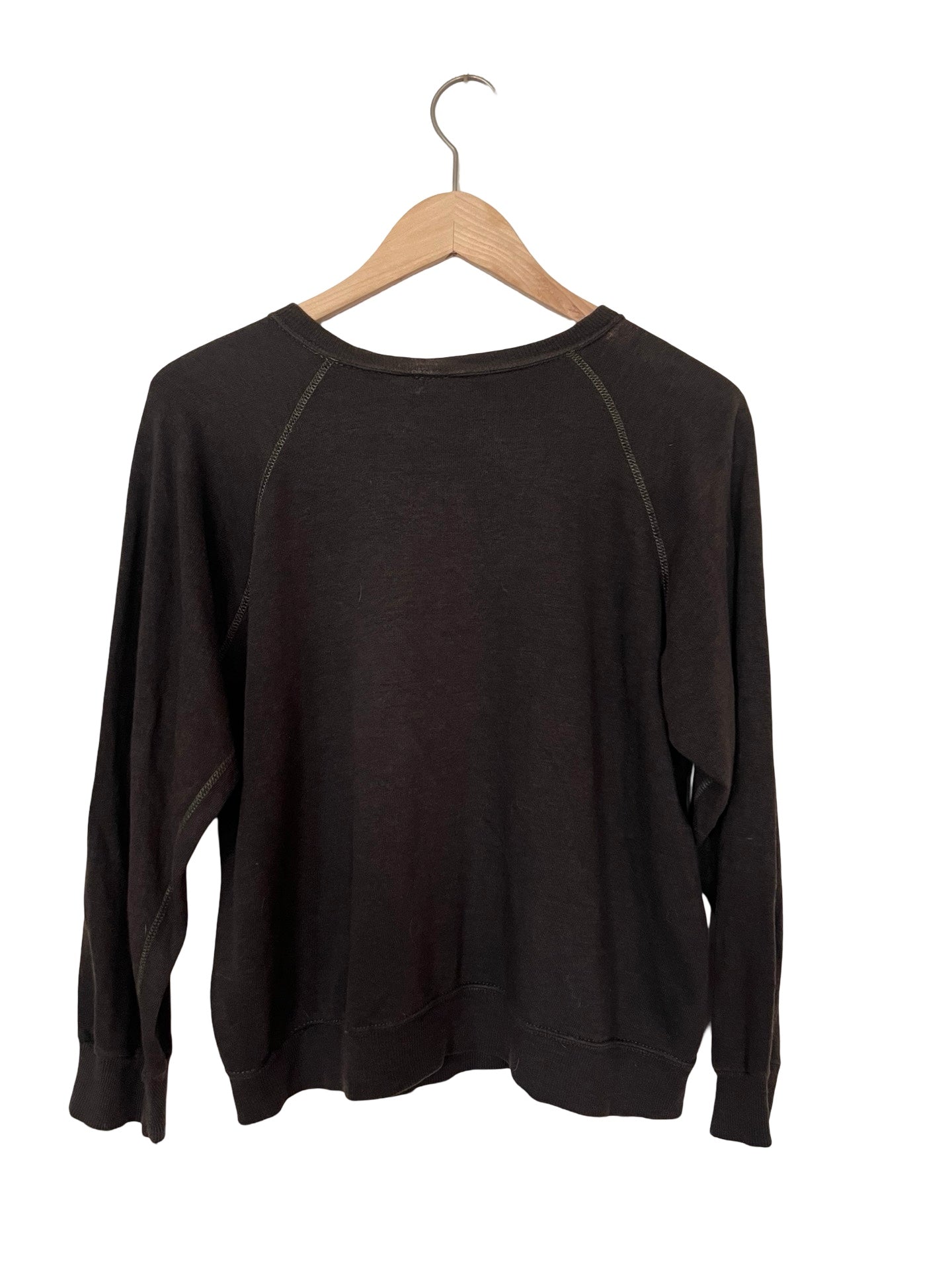 Vintage Crew Neck Thin Sweatshirt