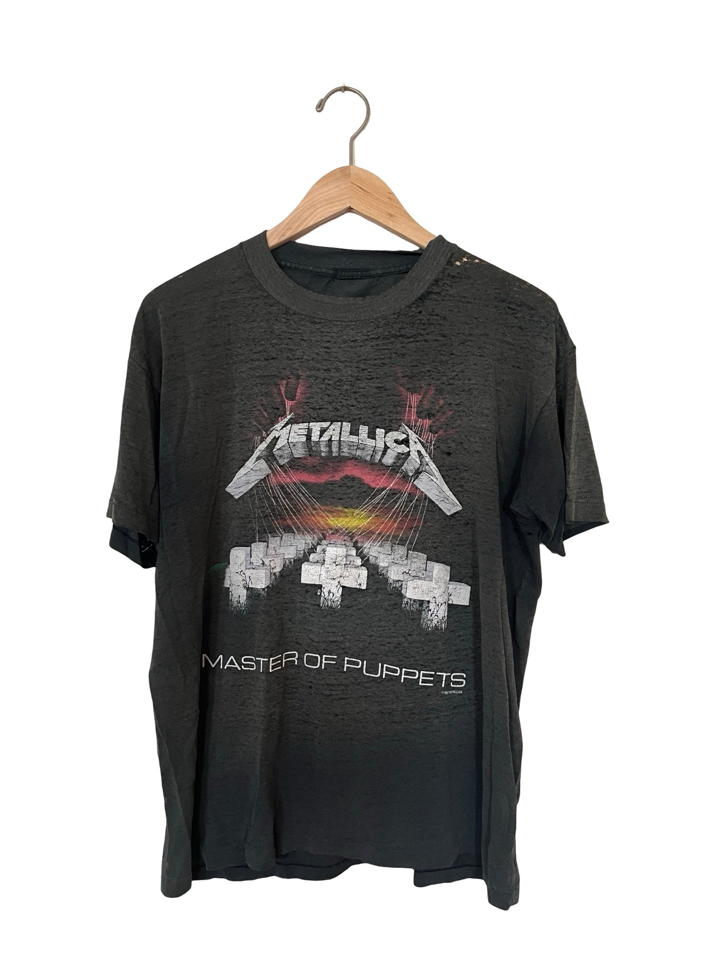 THIN METALLICA MASTER OF PUPPETS VINTAGE TEE