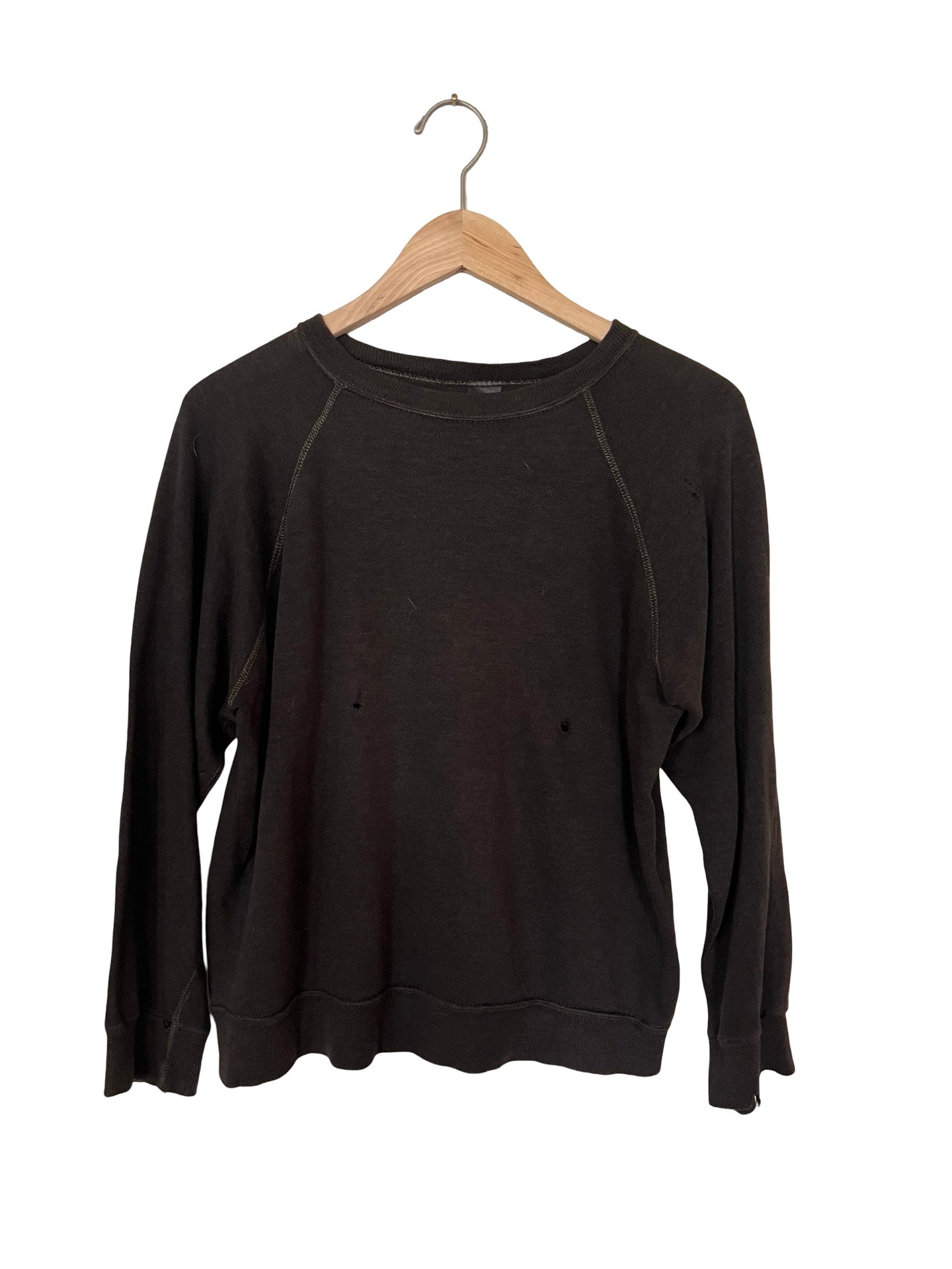 Vintage Crew Neck Thin Sweatshirt