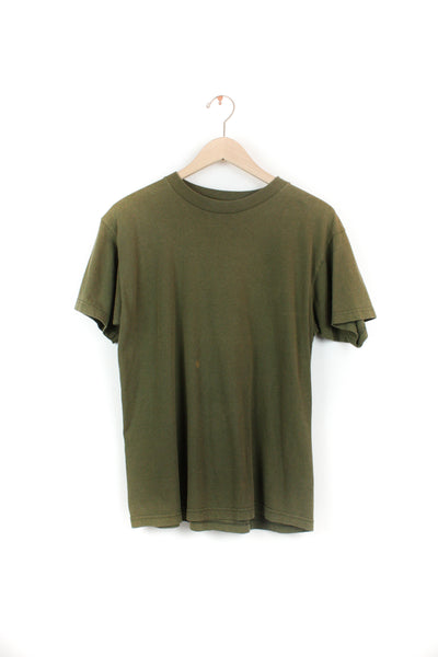 ARMY GREEN SOLID TEE